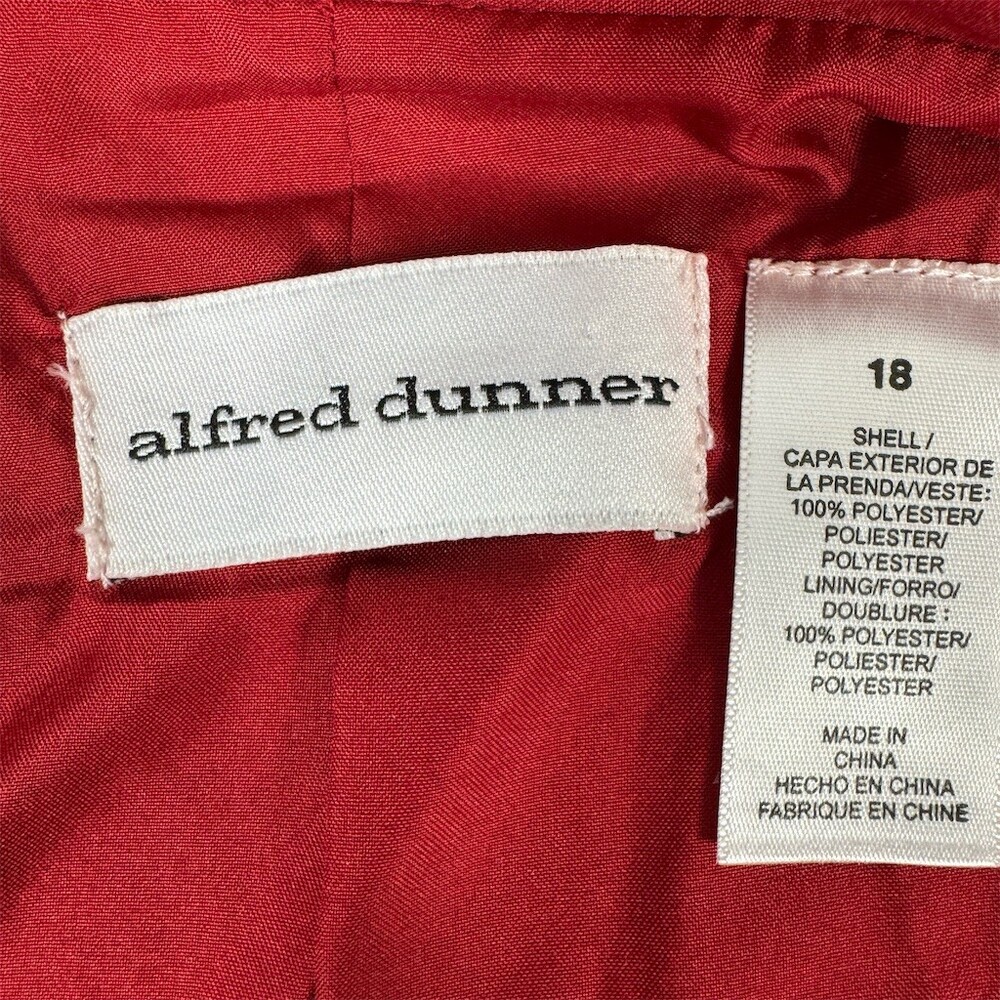 Alfred Dunner Jacket Womens Size 18 Quilted Paisley Floral Open Front - Picture 4 of 9